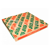 Коробка  32х32 см, Н=3,5 см,  из гофр.картона, для пиццы, Garcia de Pou