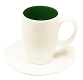 Кружка 300 мл, темно-зеленая «Samba», RAK Porcelain