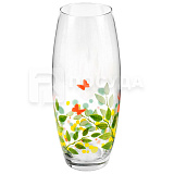 Ваза для цветов 1,7л d10,5см h26см с декором «Flora» Pasabahce (кр6) стекло