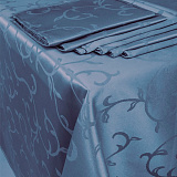 Скатерть «Журавинка» 145х220 см, 1927 цвет 174015 дымчатый голубой